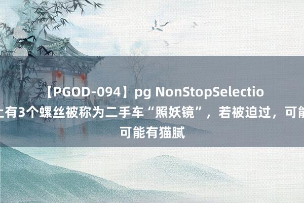 【PGOD-094】pg NonStopSelection 5 车上有3个螺丝被称为二手车“照妖镜”，若被迫过，可能有猫腻