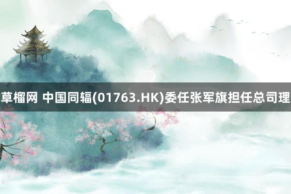 草榴网 中国同辐(01763.HK)委任张军旗担任总司理