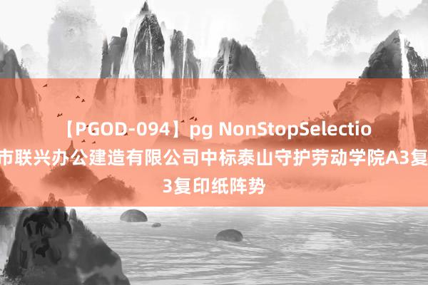 【PGOD-094】pg NonStopSelection 5 泰安市联兴办公建造有限公司中标泰山守护劳动学院A3复印纸阵势